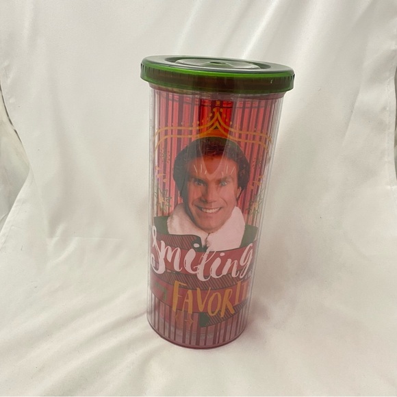 Buddy The Elf Christmas Movie 20oz Tumbler Green Lid Christmas 2014 Hobby Lobby - Picture 10 of 11